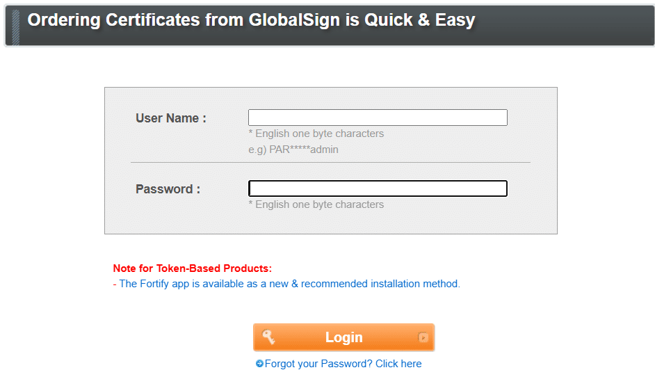 Nền tảng quản trị GlobalSign PKI GCC